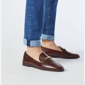 ZARA Brown Chain Loafers